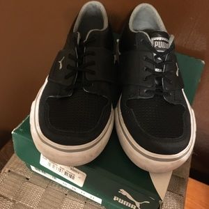 Toddler boy black puma sneakers